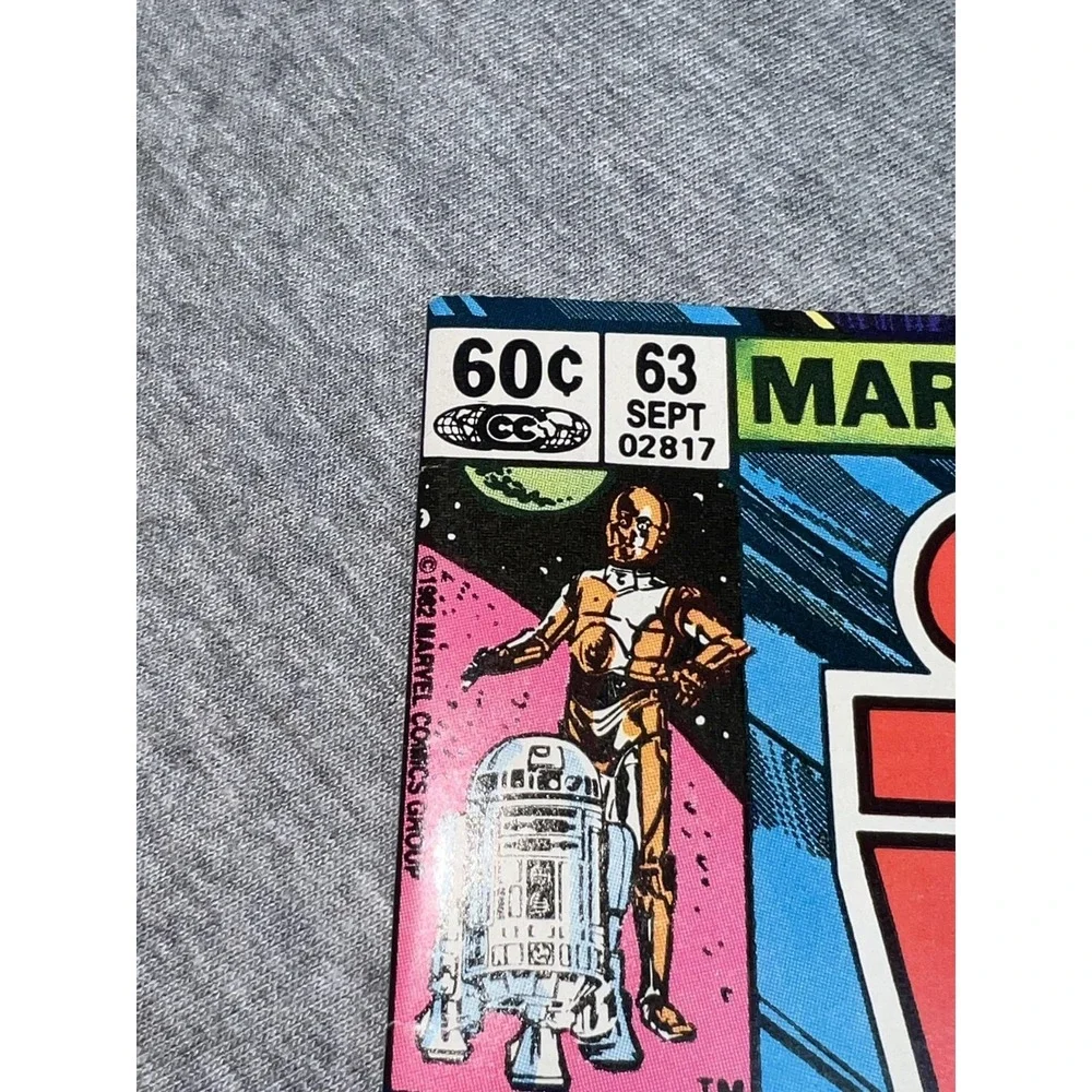 Vintage 1982 Marvel Star Wars #63 Comic Book Darth Vader Vs Luke Skywalker‎